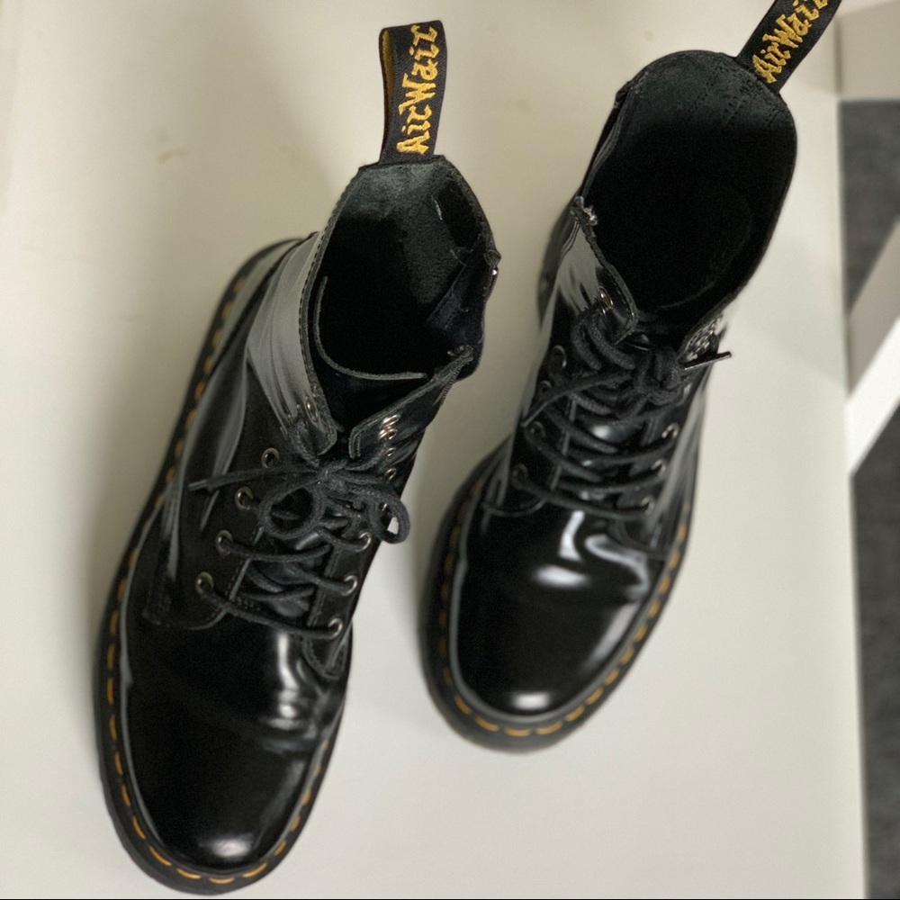 Black Platform Laced Dr. Marten’s